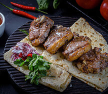 Баранье яблочко на мангале