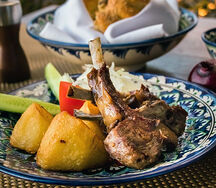 Казан-кебаб с бараниной