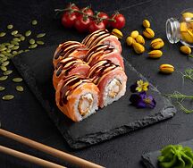 Филадельфия Lux ролл с лососем и тунцом Сенсей