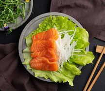 Сашими с лососем