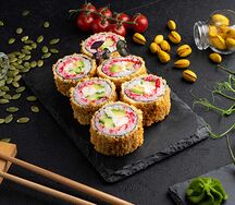 Горячий ролл с крабом Диабло