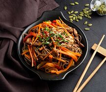 Wok Лапша удон с говядиной