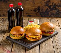 Комбо бургер на троих