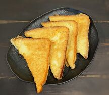 Гренки с яйцом