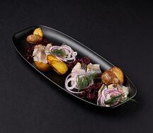 Сельдь с картофелем