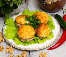 Шампиньоны с сыром