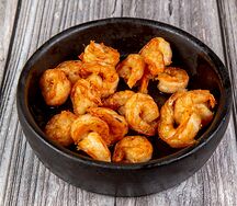 Тигровые креветки в чесночном соусе