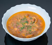 Фасолевый с сушенным мясом
