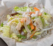 Вок стеклянная лапша с морепродуктами