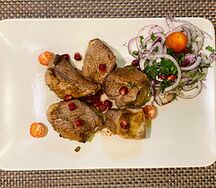 Шашлык из говяжьей печени