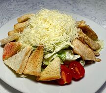 Цезарь с курицей