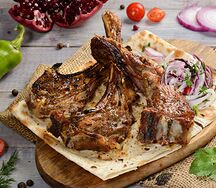 Шашлык из бараньей корейки
