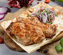 Шашлык из cвинoй корейки без кости