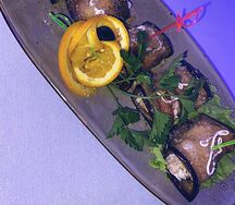 Рулет баклажанный