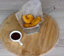 Креветки в кляре и сухарях панко