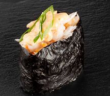 Суши Эби тартар