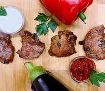 Шашлык из вырезки cвинoй