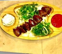 Сердечки индейки на мангале