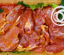 Свиная мякоть в маринаде