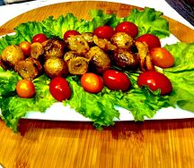 Картофель с курдюком