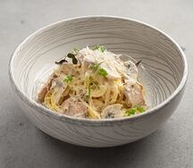 Феттуччине с цыпленком и грибами