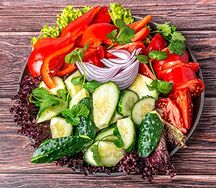 Салат Овощной букет