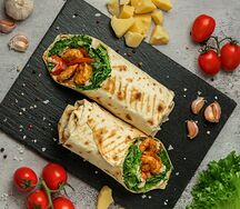 Шаурма Цезарь с креветками 