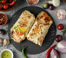 Шаурма с курицей Buffalo