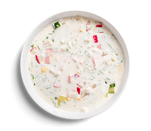 Окрошка на кефире