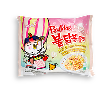 Лапша Samyang острая курица в соусе карбонара с грибами