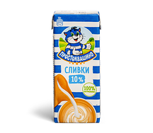 Сливки Простоквашино 10%