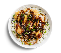 Кацу из горбуши с рисом