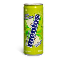 Напиток Mentos Apple Soda Kick