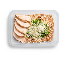 Курица c гречкой и шпинатом в сливочном соусе