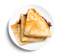 Блинчики с пастой Нутелла