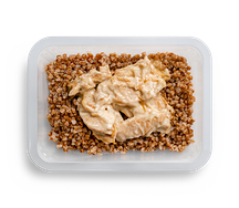 Куриное фрикасе с гречкой