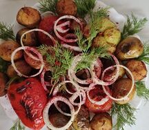 Овощи на углях