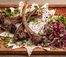 Шашлык из бараньей корейки