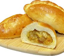 Мини-пирожки с яблоком