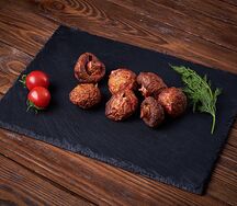 Шампиньоны на мангале