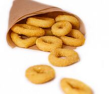 Луковые кольца в кляре