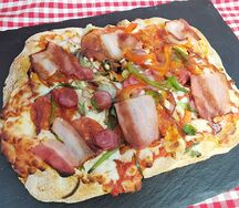 Пицца Баварская мясная