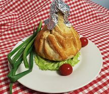 Куриная ножка в мешочке