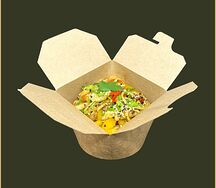 Wok Удон с морепродуктами фиш