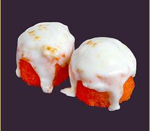 Ролл Лосось под сыром в масаго запечённый