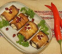 Баклажаны с орехами