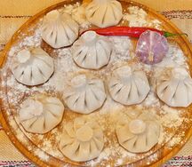 Хинкали с бараниной