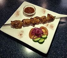 Шашлык из cвинoй шеи