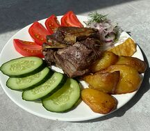 Казан-кебаб жареный из баранины