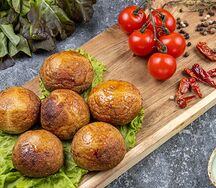 Беби-картофель на мангале